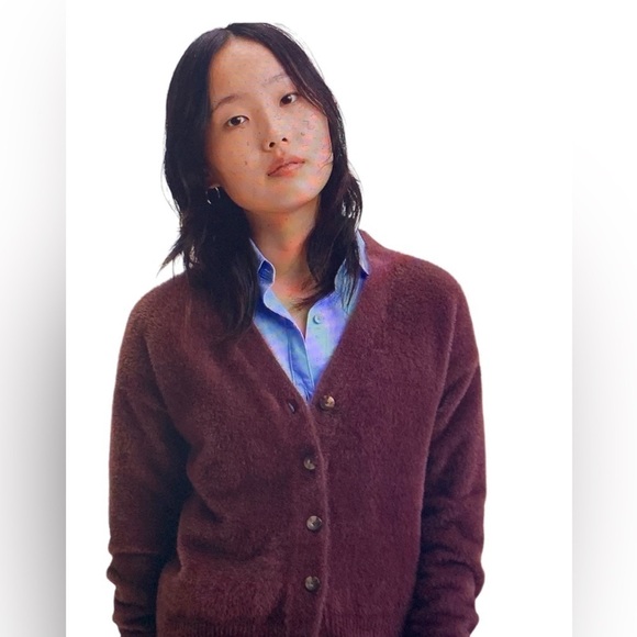 Levi’s Decadent Chocolate Gallery 5 Button Women’s Relaxed Fit Cardigan - Picture 1 of 11